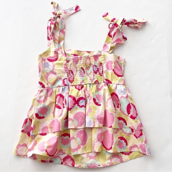 2/25 THML Peplum Top Floral Anthropologie - Picture 2 of 4